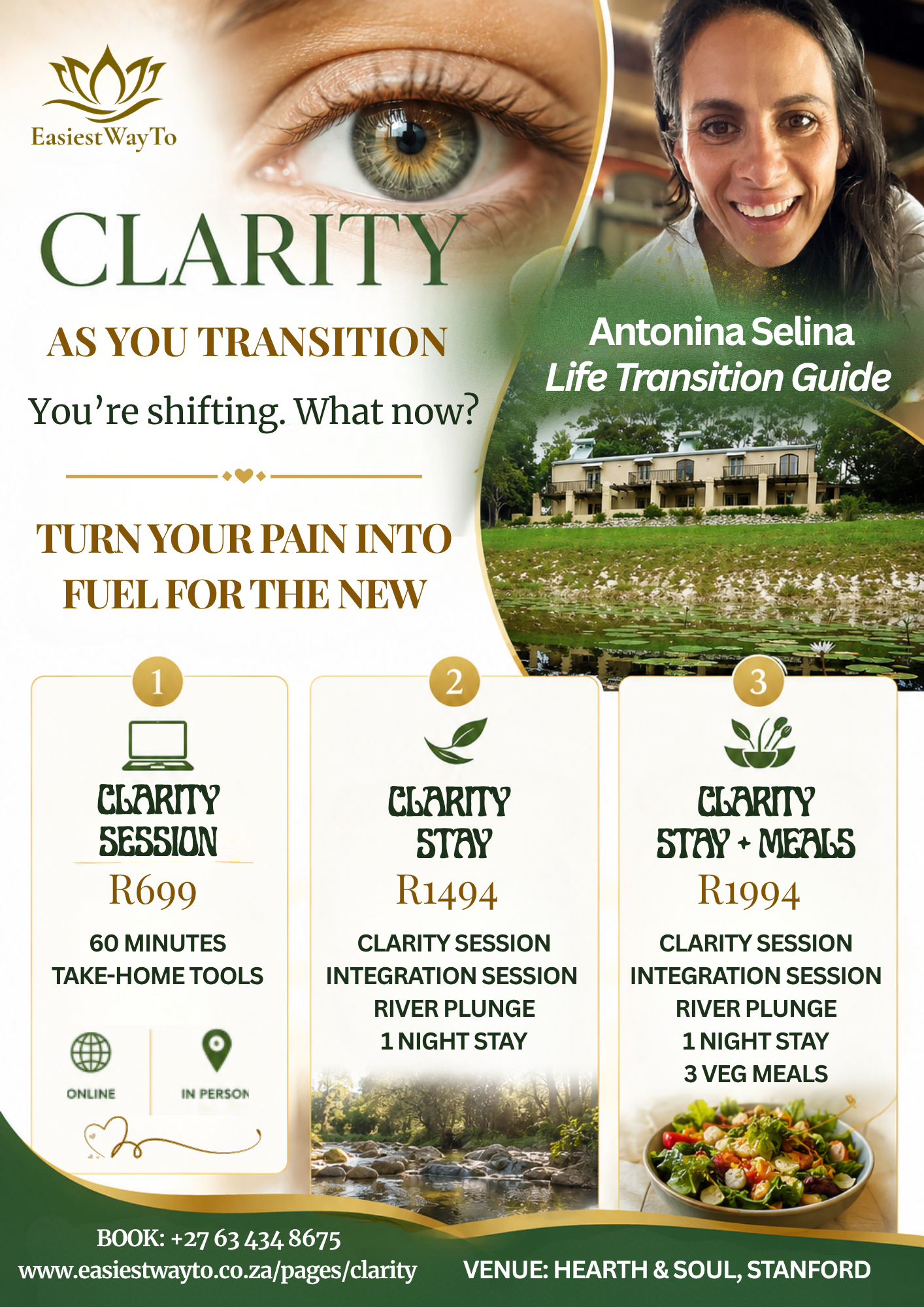 Clarity Stay + Meals