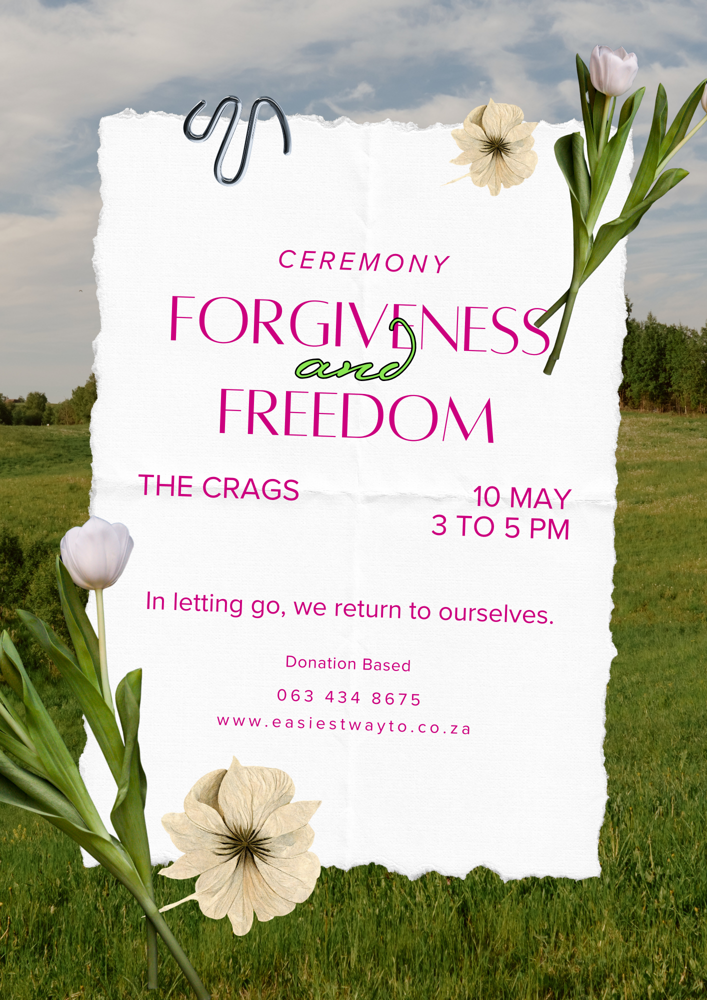 Forgiveness and Freedom Ceremony